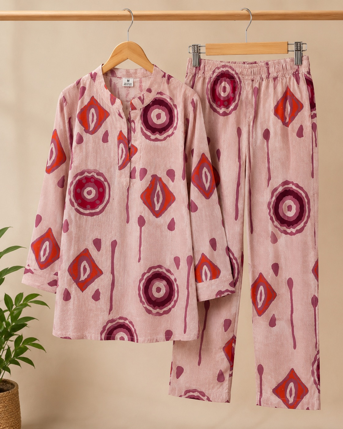 Printed Cotton Cord set