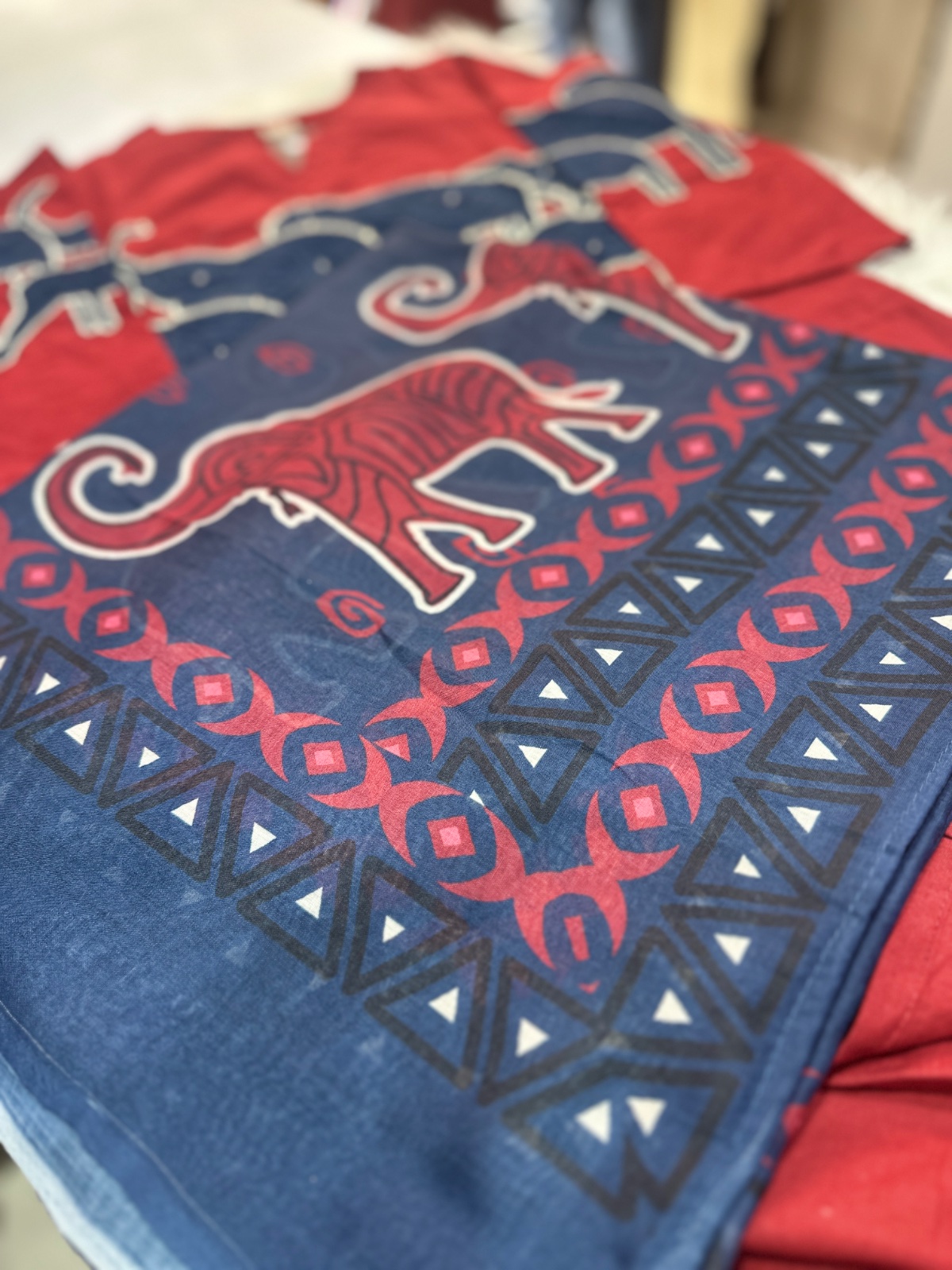 Elephant patchvala Cotton suite view 3